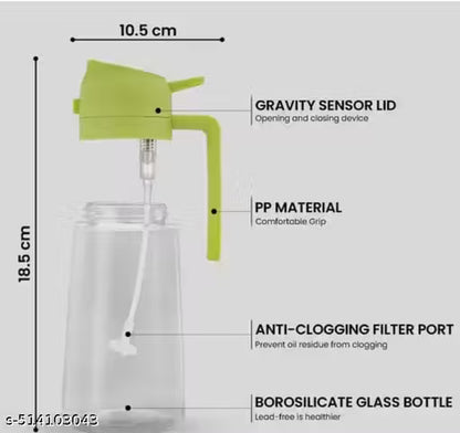 Cook Smarter, Healthier & Mess-Free 🍳 Control Oil Usage with 2-in-1 Spray Bottle