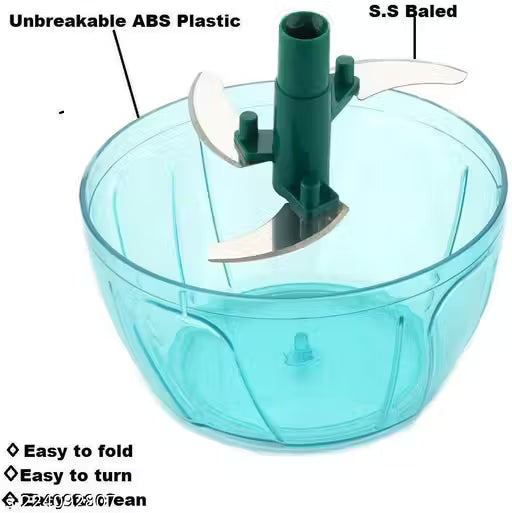 Compact Manual Chopper – Chop Faster, Effortless & Tear-Free