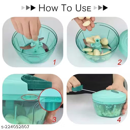 Compact Manual Chopper – Chop Faster, Effortless & Tear-Free